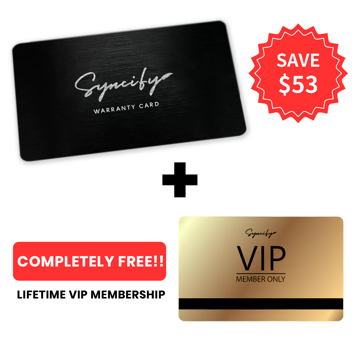 1 Year Warranty & FREE Lifetime VIP Membership