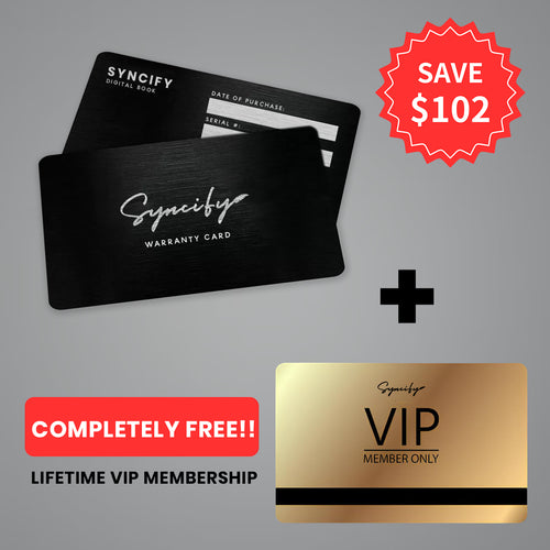 2 Years Warranty & FREE Lifetime VIP Membership